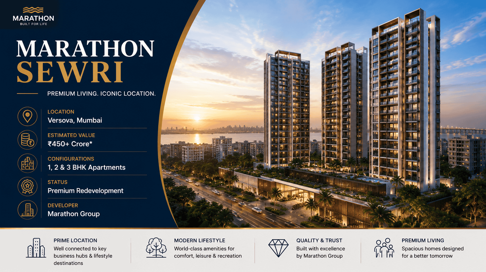 Marathon Sewri Mumbai - Premium Apartments in South Mumbai